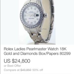 Rolex Pearl masterpiece